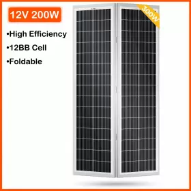 Ise170 Bougerv 300 Watts Foldable Solar Panel 12bb Mono Cell 12 V For Rv Camping Home