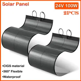 Ise222n Bougerv Cigs 200w Thin-film Flexible Solar Panel Pre-punched Holes