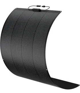 Ise230 Bougerv 200 Watts Fiberglass Flexible Solar Panel Portable Bendable For Rv Camping