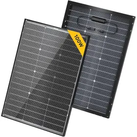 Ise236 Bougerv 24v N-type Topcon 16bb 100 Watt Bifacial Solar Panel