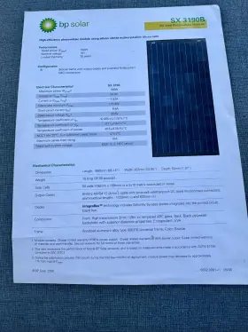 3190b Bp Solar 190w Panels- Used