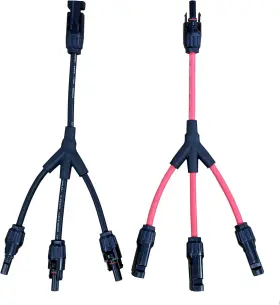1y3-1 Brand Letivay 3 To 1 Solar Panel Connectors Y Branch Universal 10awg Pair M/fff And F/mmm