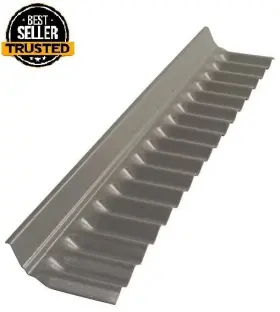 109290 Branded Suntop Wall Connector Flashing Castle 4 Ft. Polycarbonate Gray Impact-resistant