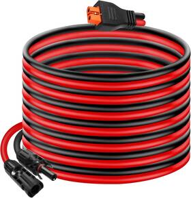 Branded 313105714711 10awg Tinned Copper Wire Xt60i To Solar Panel Connector Extension Cable 25ft H