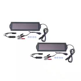 Branded 42003 Solar Panel 12-volt Battery Maintainer 1.5-watt 2-pack