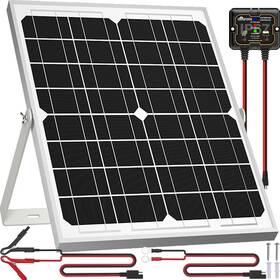 Branded 717325418488 20w Solar Battery Charger Maintainer 12v Waterproof Panel Trickle