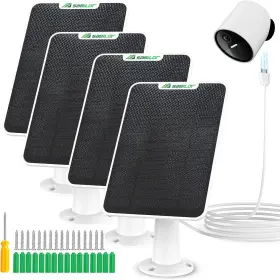 Sbl024p Branded 4 Pack 6w Solar Panel For Simplisafe Outdoor Camera Ip65 Weatherproof Pane