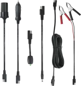 Branded01 445043182130 16ft Battery Charger Extension Cable Adapter Sae Connectors Quick Connect With B