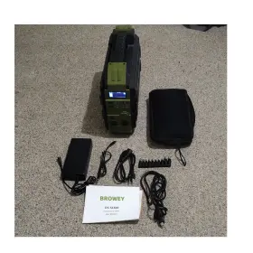 Ds-s1600 Browey Portable Power Station Kit Sunpower 40w Solar Panel Usb-c Ac/dc