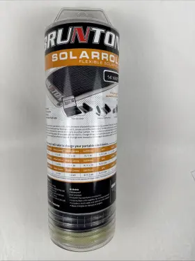 Brunton 080078002748 Solarroll Flexible Solar Panel 14 Watt Charge Or Power Electronics New