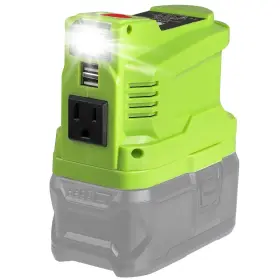 Btrui 725786386987 For Ryobi Powered Inverter Generator 150w Battery 18v To 110v/12