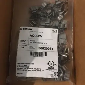 30020081 Burndy Wiley Acc-pv Wire Module Clip