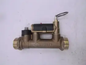132639afc Caleffi 1 Inch Balancing Valve With Flow Meter Inlet Check
