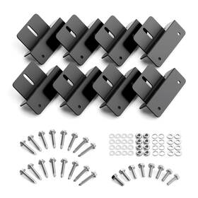 Callsun Callsun-sp-zb4 Solar Panel Mounting Z Brackets Lightweight Aluminum Corrosion-free Mounting
