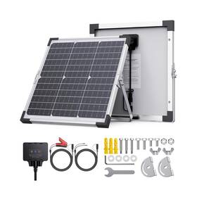 Callsun Cs-db15w Solar Panel Kit 15w 12v Battery Charger Maintainer 360 Adju... Fast