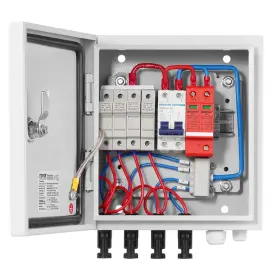Ip65 Case 197988390435 Solar Pv Combiner Box 4 String 15a For Panel System Steel