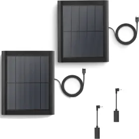 Ccyryy 445032689633 2 Pack Ring Solar Panel 2nd Generation 5w Charger With Mount For