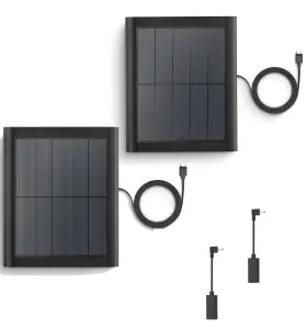 Ccyryy 705735888335 2 Pack Ring Solar Panel2nd Generation 5w Panel Charger With Mount For