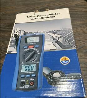Cem La1017 La-1017 Portable Solar Energy Power Meter With Dmm Multi-meter And Case New