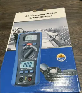 La-1017 Cem La1017 Portable Solar Energy Power Meter With Dmm Multi-meter And Case New