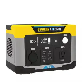 285-wh Champion Power Equipment 445047111150 Station 600/300-watt Portable Lithium-ion Battery Solar Generator