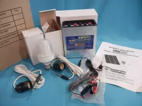 90599 Chicago Electric 45 Watt Solar Kit Parts Electric-harbor Freight #90599 - No Panel