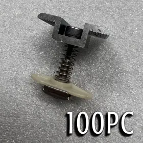 Chiko 767153554858 100pc Solar Panel Middle Clamps Aluminium Mount Mid Clips