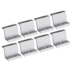 64713g065zw50x413jc9 Cloudpower 10 Pcs Adjustable Solar Panel Mount End Clamp Attachment Inch