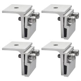 Cloudpower A8z03bu1eemq01u1s9x4o0nui 4pcs Solar Panel Mounting Standing Seam Clamp Aluminum Roof Mount Bracket Pre