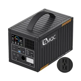 300w Cmqc L300 Portable Power Station 110v Pure Sine Wave Bank With 2 Ac Outlets