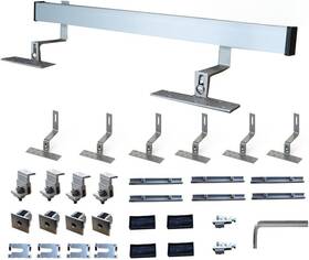 Cmyyanglin Tileroof002 Solar Panel Mounting Bracket Kit To Metal Roof Sloped Or Flat 1-4 Panels