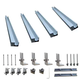 Tinroof002 Cmyyanglin Solar Panel Roof Mounts Bracket Kit For Sloped Pitched Tin