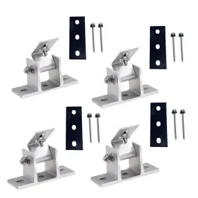 Cn-b18 Cnimpetus 4set Adjustable Solar Panel Tilt Mount Bracket Base Flat Roof Moun
