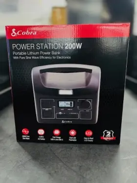 Cpps244w Cobra 028377315848 Power Station 200w Pure Sine