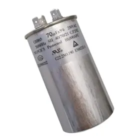 B65-250v-70uf-t24os-tf-472 Cocapco Cbb65 Run Capacitor 250vac 250v Ac 70uf 70 Uf Mfd C.s2 40/70/21 50x90mm Ul Li