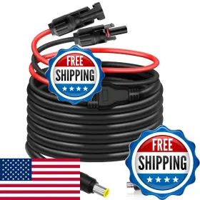 B0fztp9ccn Comeap 10ft 3m Solar Connector To Dc 8mm Adapter Cable For Jackery Explorer 3000