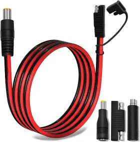 Mc4dcm008 Comeap Sae To Dc8mm Male Adapter For Jackery Solar Panel With Polarity Reverse