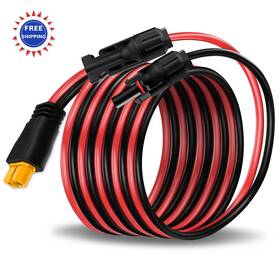 Comeap Solar-002 Solar Panel Cable 10ft Compatible With Ecoflow Anker Solix
