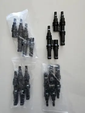 Soc-br-05 Connector 4 Pairs Solar Panel Cable Pv T Connectors Splitter Coupler Combiner Usa
