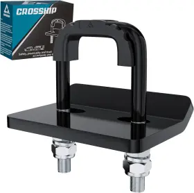 Myusqcr043 Crosship Hitch Tightener For 1.25 Inch And 2 - Anti Rattle Clamp Heavy Duty Sta
