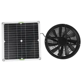 Cryfoktvt164kqam55213 Cryfokt Solar Panel Powered Fan 10in 100w Waterproof Exhaust 3000 Rpm Mini