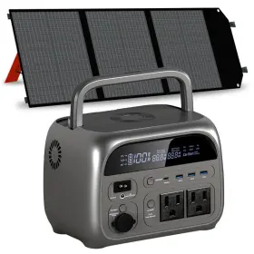 230.4wh Ctolity Ap300 500w Portable Power Station Generator Battery 100w Solar Panel