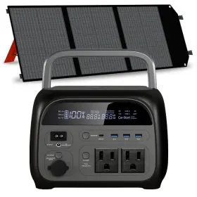Ap500 Ctolity 600w 481wh Portable Power Station Solar Generator 100w Panel For Camping