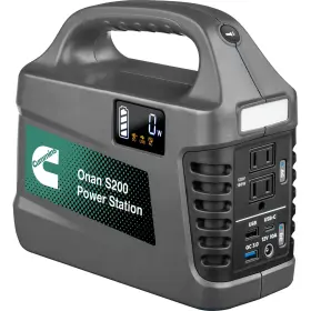 Ps200 Cummins 690781005785 194wh 300 Peak Watt Portable Power Station And Solar Generator Modified Sine W