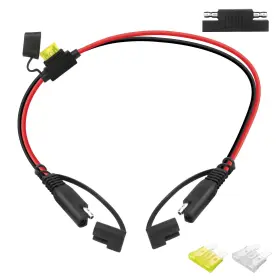 Cu203701 Cuzec 1ft/0.31m 14awg Sae To Extension Cable Quick Disconnect Wire Harness