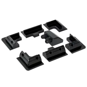 Cxeny 727370976284 7pcs Solar Panel Mounting Brackets Abs Drill Free Corner Bracket Kit For Rv