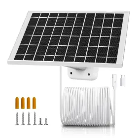 Cyjjzq 768447822363 Micro Usb And Usb-c Solar Panel Camera 5v 7w Fast Charger For Arlo Essential Sp