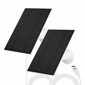 Cyjjzq 768523495450 2 Pack Solar Panel For Ring Spotlight Cam Plus/pro Not Blink
