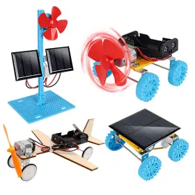 B08mwpvndc Cyoest 4 In 1 Solar Power And Electric Motor Stem Kits Science Experiment Projects For Ki