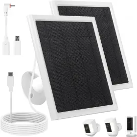 Cyzyyls 313029748786 Ring Solar Panel 8w Charger Compatible With Stick Up Camera And Pro Sp